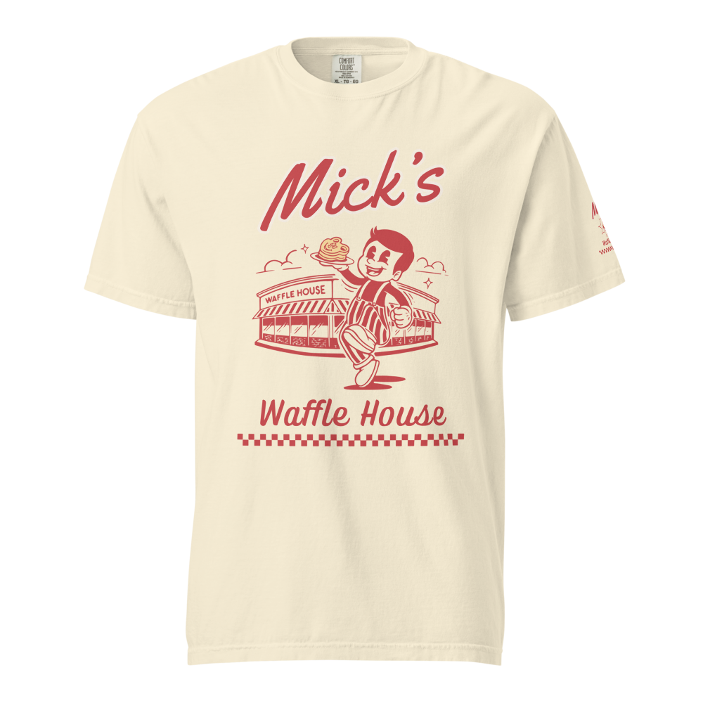 Mick”s Waffle House Tee (Front Design)